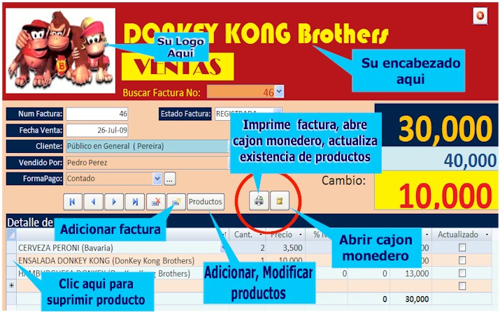 Punto de Venta Facctura