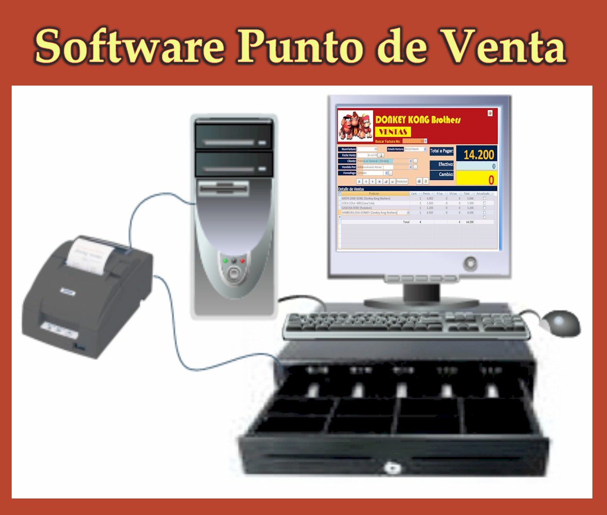 Software para puntos de venta, punto de ventas POS