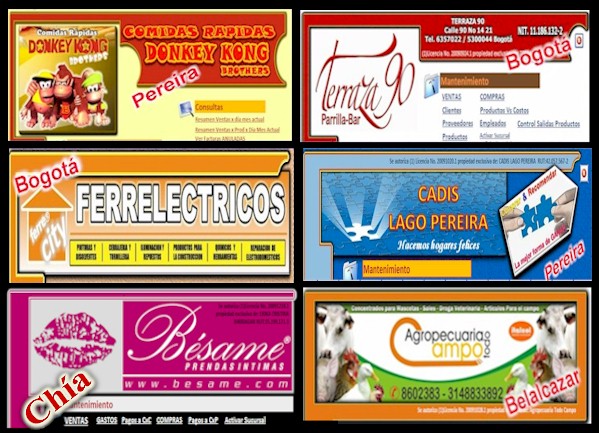 Estos son algunos de nuestros clientes que han confiado en nuestra base de datos de punto de ventas POS.